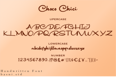 Choco Chici Handwritten Font