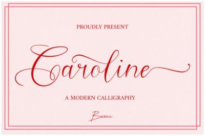 Caroline Modern Calligraphy