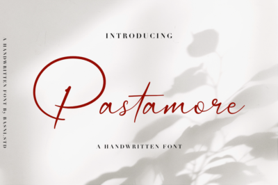 Pastamore Handwritten Font