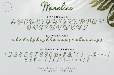 Monaline Monoline Font