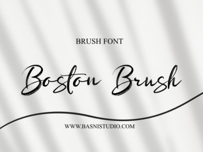 Boston Brush Handwritten Font