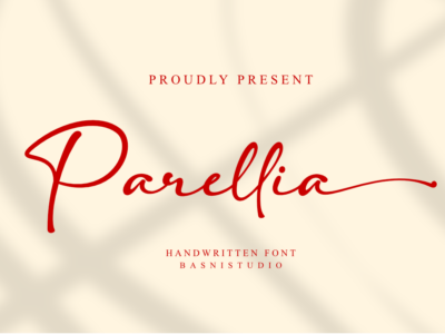 Parellia Handwritten Font
