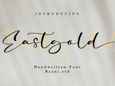 Eastgold Handwritten Font