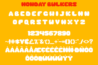 Monday Bulker Dislpay Font