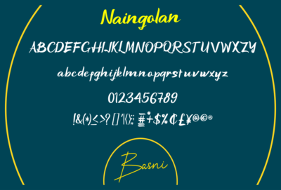 Naingolan Handwritten Font