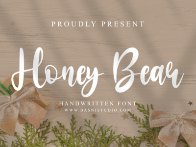Honey Bear Handwritten Font