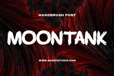 Moontank Display Font