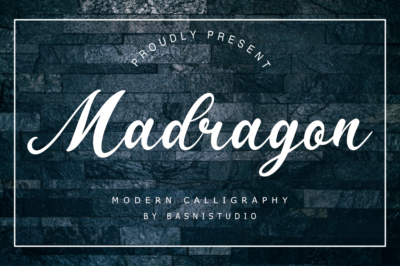Madragon Modern Calligraphy Font