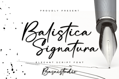 Balistica Signatura a Elegant Script Font