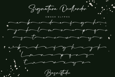 Signatura Onellander a Handwritten Font - Image 12