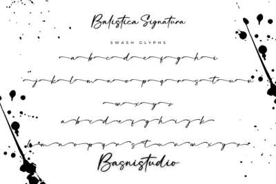 Balistica Signatura a Elegant Script Font - Image 15