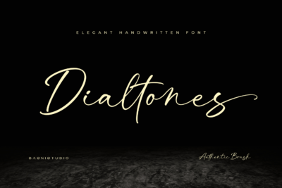 Dialtones - Casual Handwritten Font