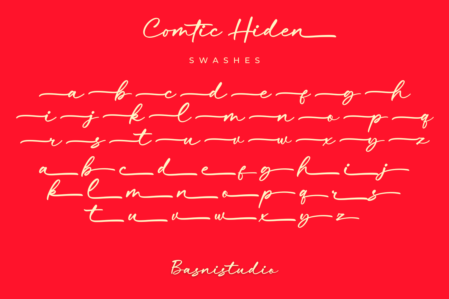 Comtic Hiden - Casual Handwritten Font for Branding - Image 14