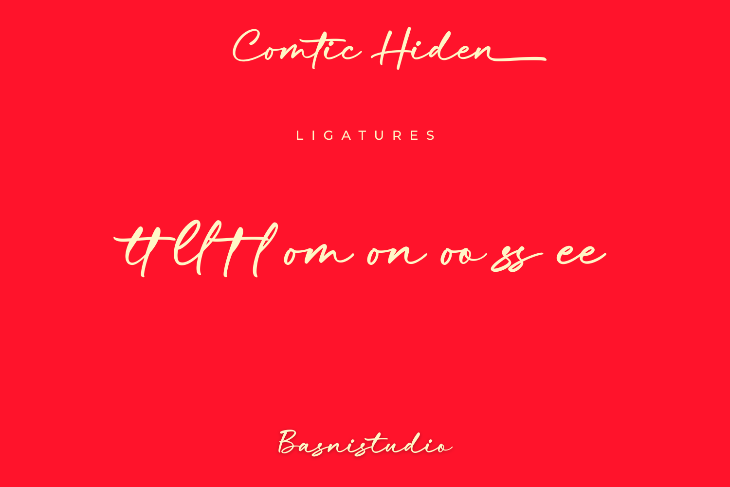 Comtic Hiden - Casual Handwritten Font for Branding - Image 15