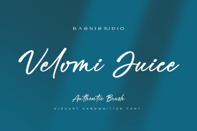 Velomi Juice Handwriting font
