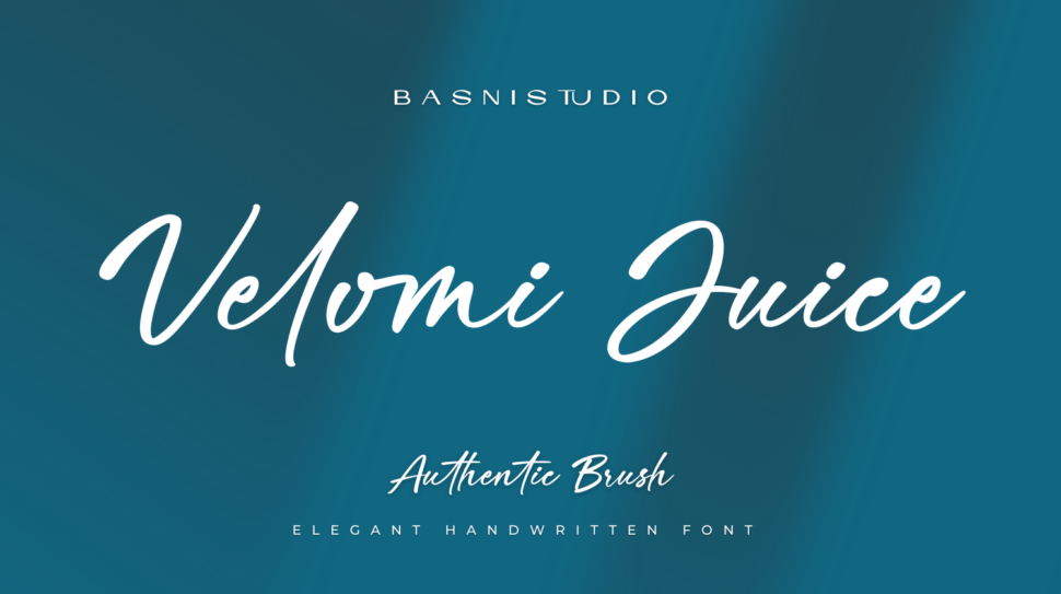 Velomi Juice Handwriting font