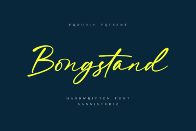 Bongstand - Elegant Handwritten Font