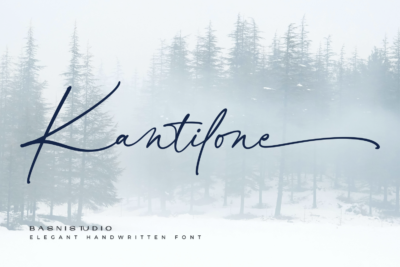 Kantilone Elegant Handwritten Font