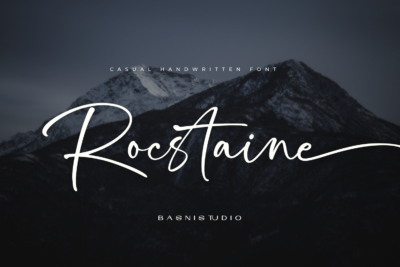 Rocstaine - Casual Handwritten Font