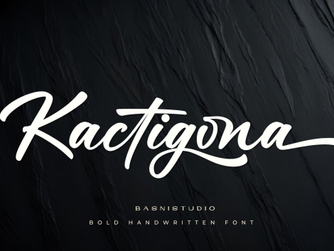 Kactigona Handwritten Font