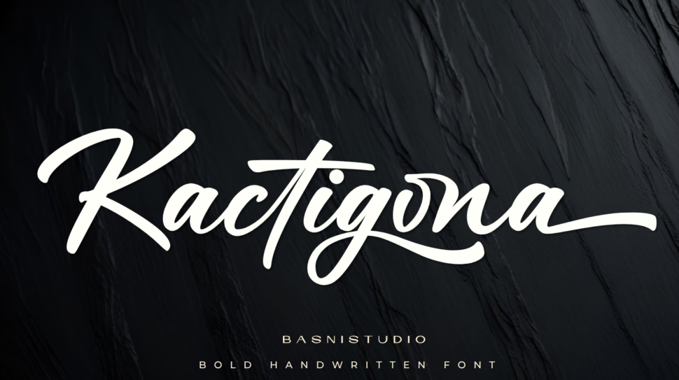 Kactigona Handwritten Font