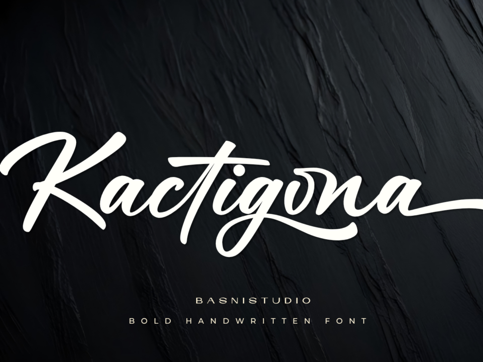 Kactigona Handwritten Font