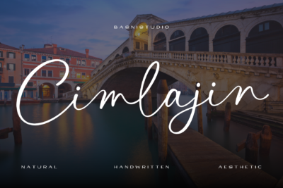 Cimlajin - Handwritten Font