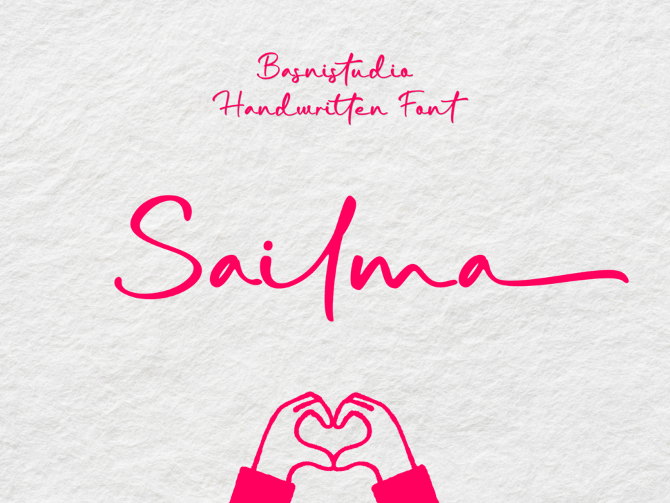Sailma Handwritten Font