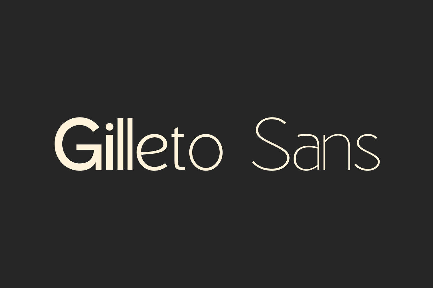 Gilleto Sans - Image 6